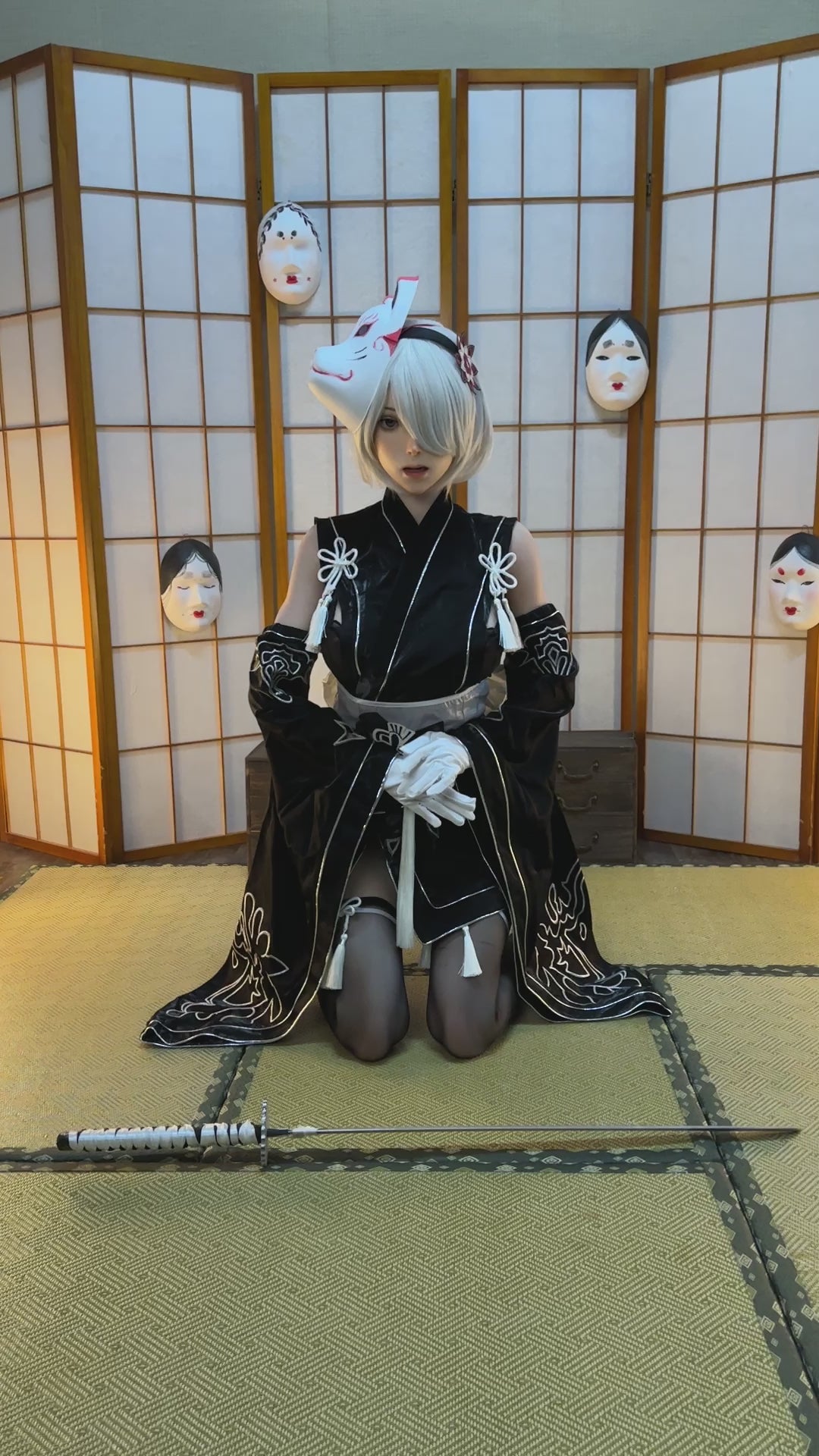Yorha 2B Sex Doll (Game Lady Σιλικόνη 171cm E-Kupa No.24)