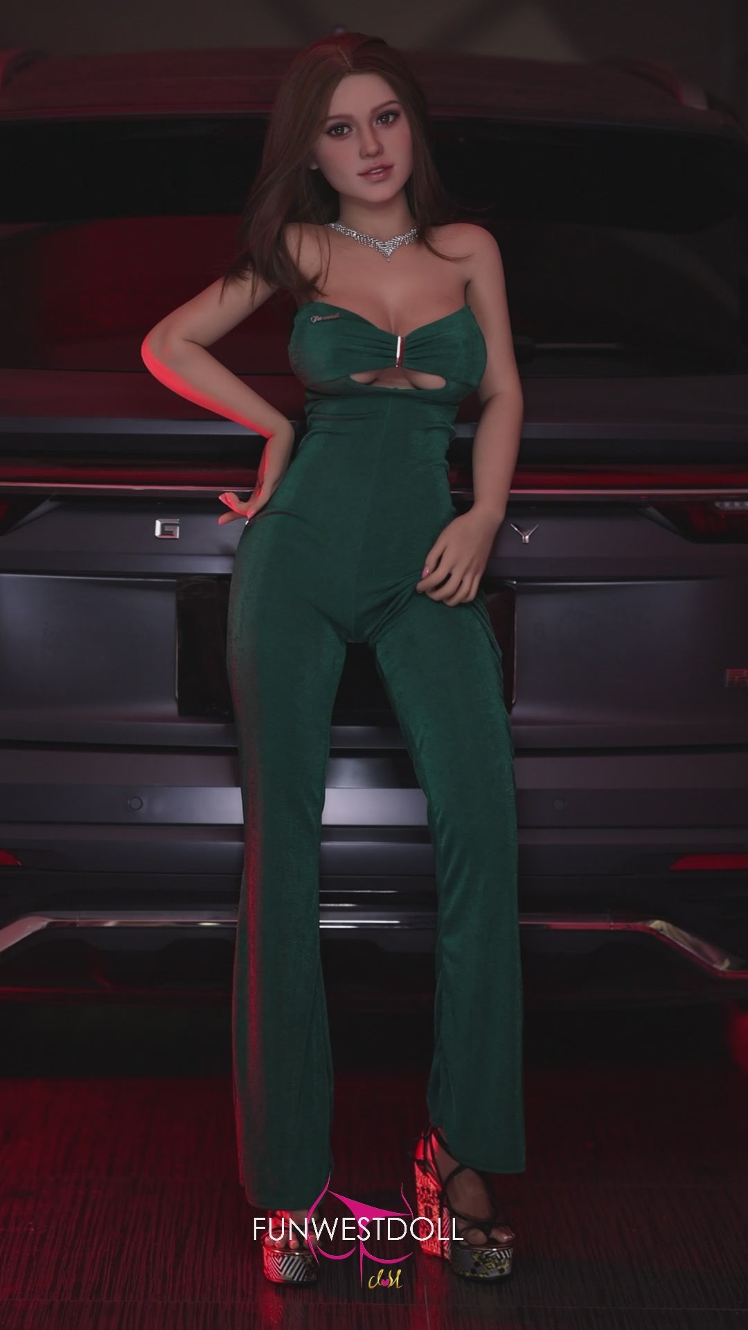 Τριαντάφυλλο σεξ κούκλα (FunWest Doll 155cm F-Cup #043 TPE)