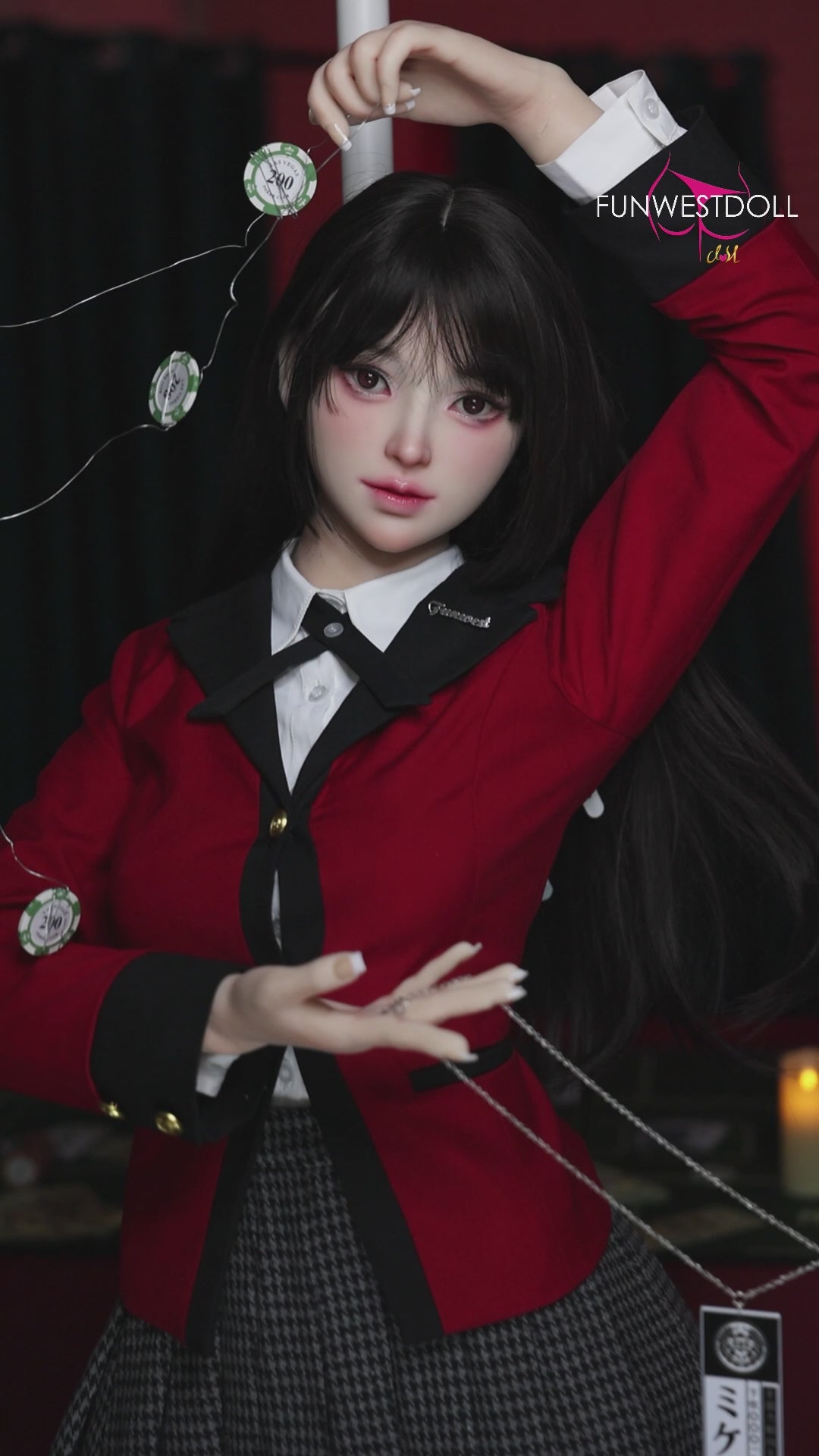 Κούκλα σεξ Yumeko Jabami (FunWest Doll 159cm A-Cup #038S RST σιλικόνη) EXPRESS