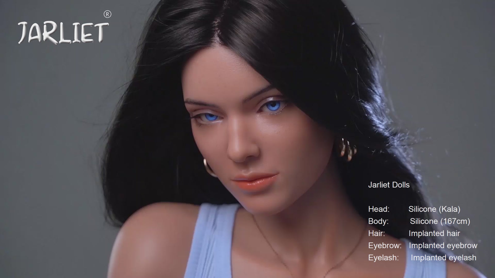 Φαλακρή κούκλα σεξ (Jarliet Σιλικόνη B-Cup 167 cm)