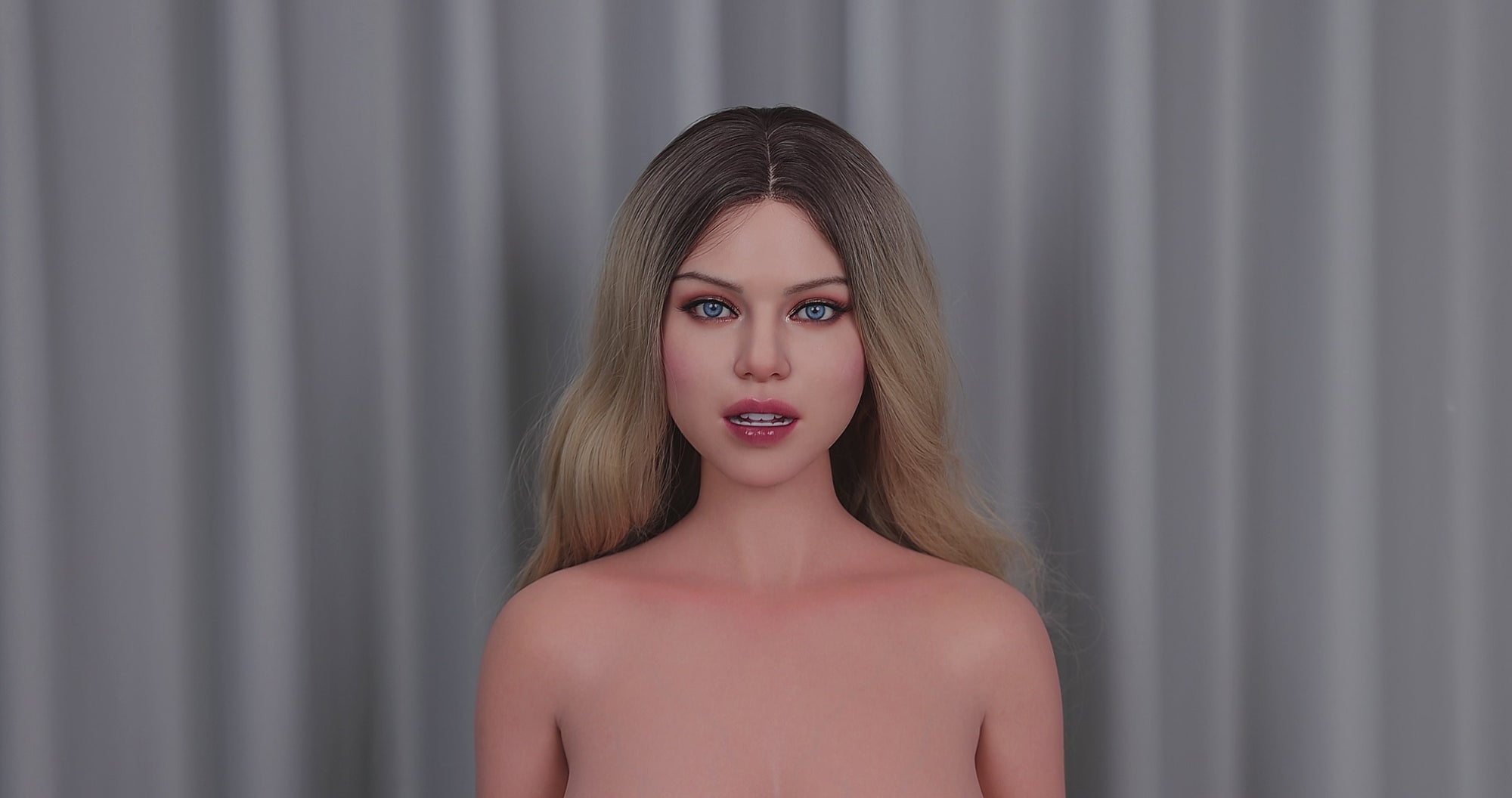 Carlee Torso Sex Doll (FanReal Doll 109cm σιλικόνη F-Cup) EXPRESS