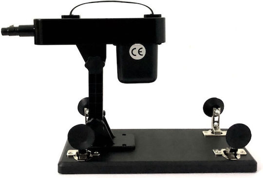 Συμπαγής και ισχυρή μηχανή σεξ με ρυθμιζόμενη γωνία (με βεντούζες)