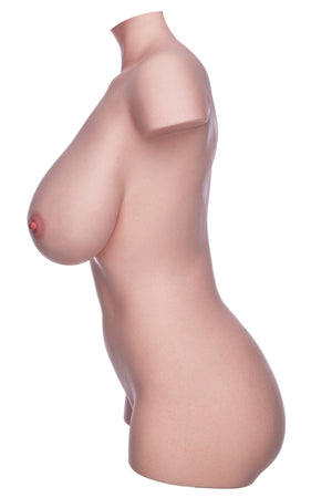 Rebecca Torso Sex Doll (Irontech Doll 95cm σιλικόνη F-Cup)