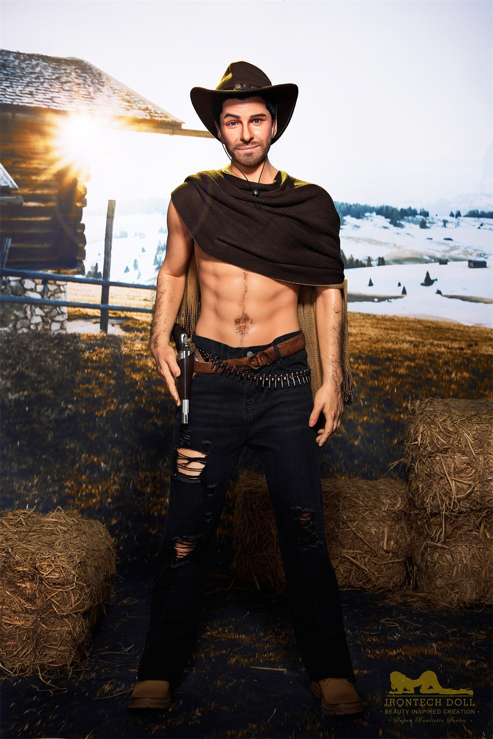 Ανδρική σεξουαλική κούκλα Allen (Irontech Doll Σιλικόνη M6 170cm)