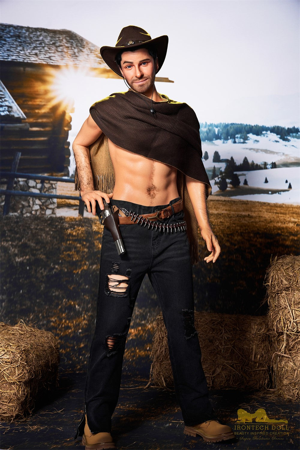 Ανδρική σεξουαλική κούκλα Allen (Irontech Doll Σιλικόνη M6 170cm)