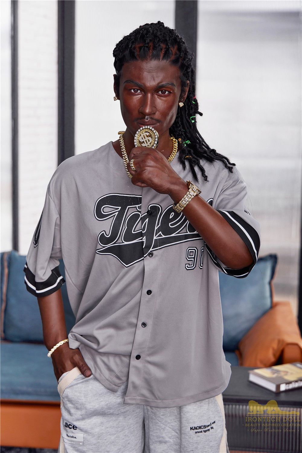 Μπιλ ανδρική κούκλα σεξ (Irontech Doll Σιλικόνη M7 170cm)