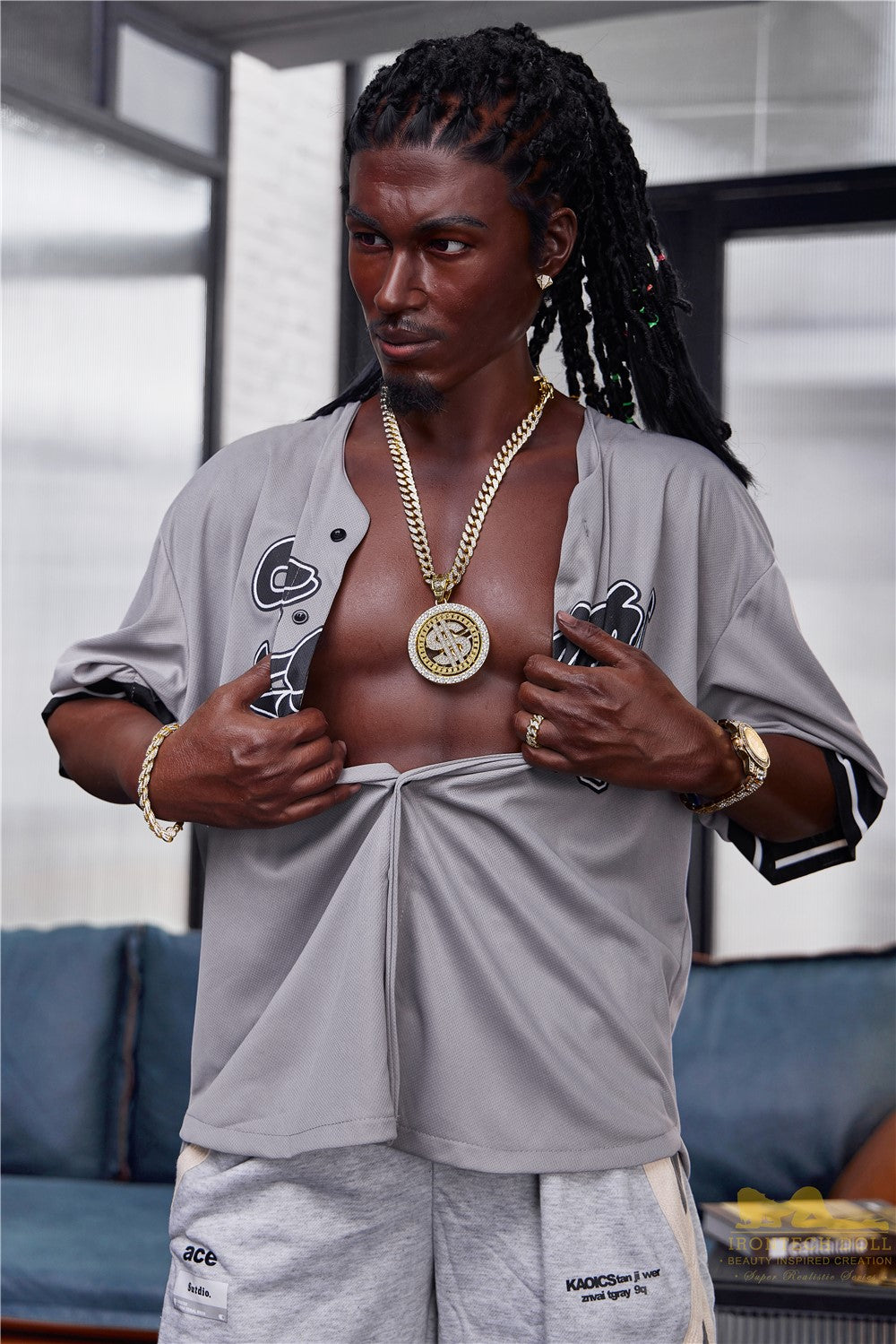 Μπιλ ανδρική κούκλα σεξ (Irontech Doll Σιλικόνη M7 170cm)