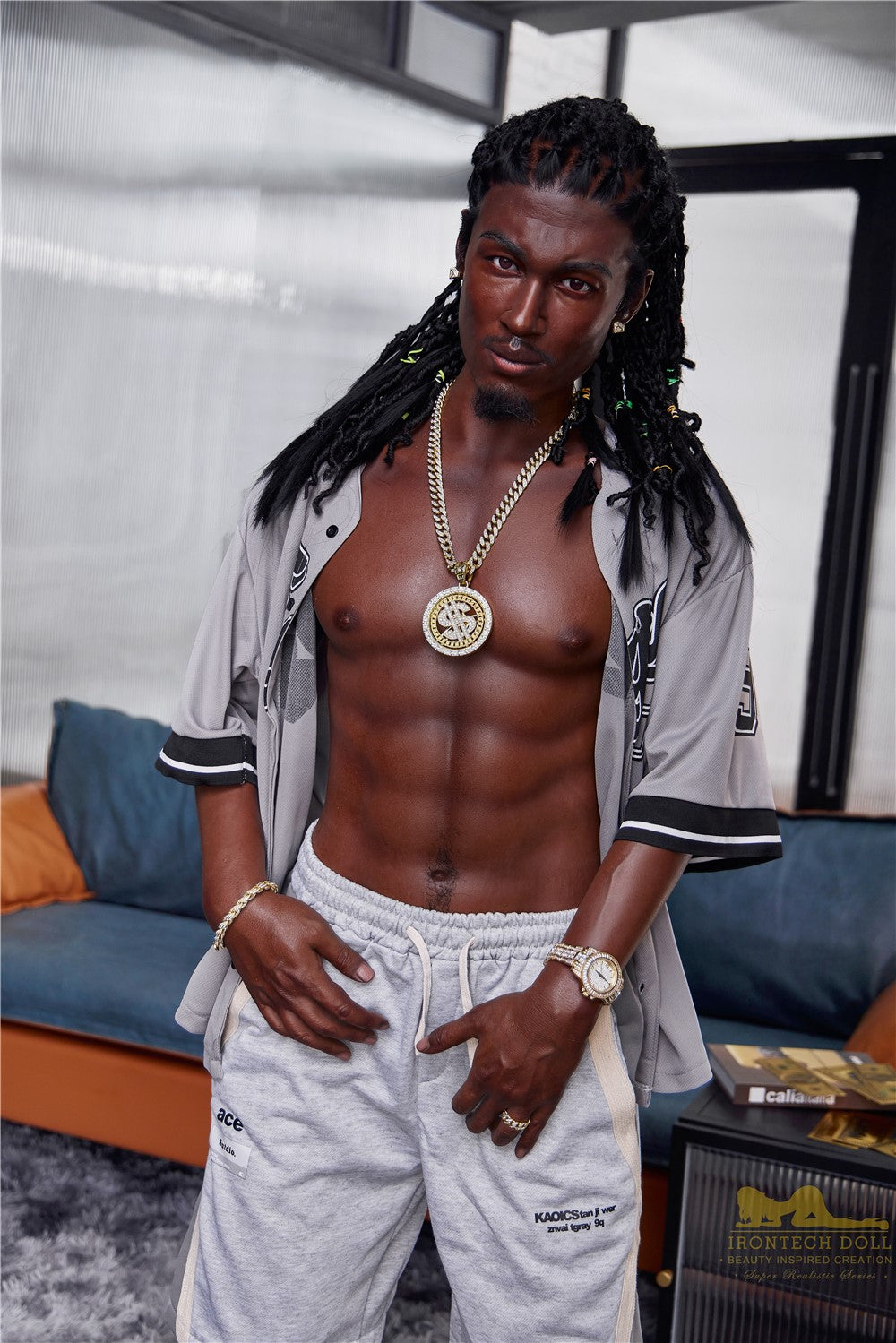 Μπιλ ανδρική κούκλα σεξ (Irontech Doll Σιλικόνη M7 170cm)