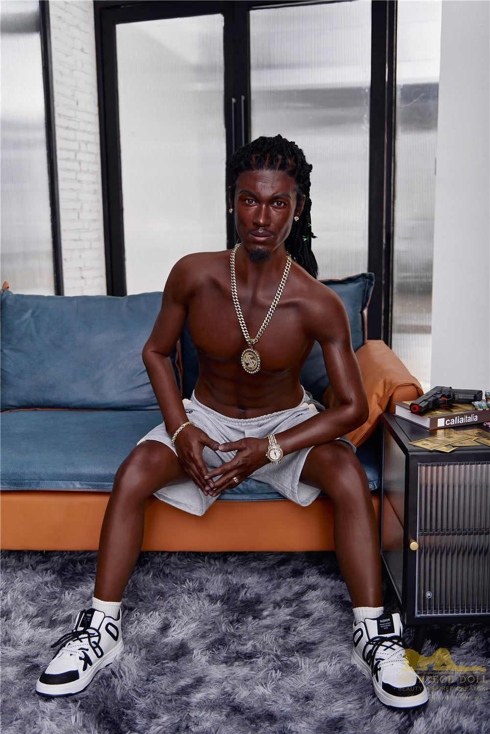 Μπιλ ανδρική κούκλα σεξ (Irontech Doll Σιλικόνη M7 170cm)