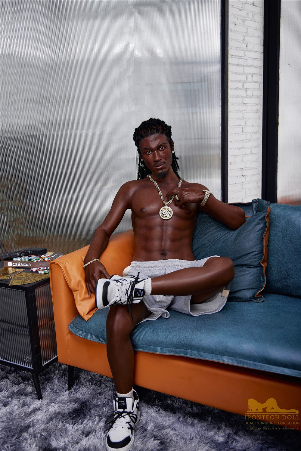 Μπιλ ανδρική κούκλα σεξ (Irontech Doll Σιλικόνη M7 170cm)