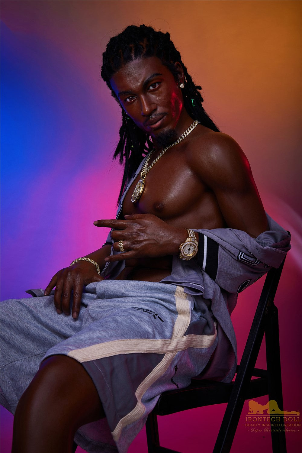Μπιλ ανδρική κούκλα σεξ (Irontech Doll Σιλικόνη M7 170cm)