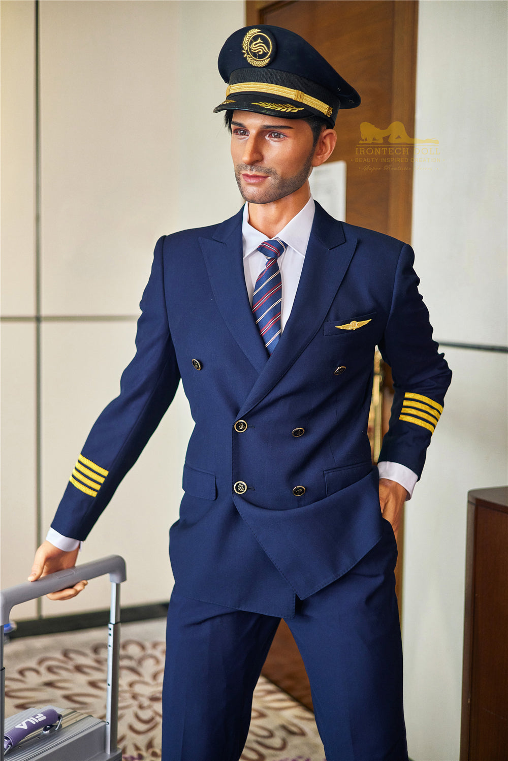 Ανδρική σεξουαλική κούκλα George (Irontech Doll Σιλικόνη 176cm M3) EXPRESS