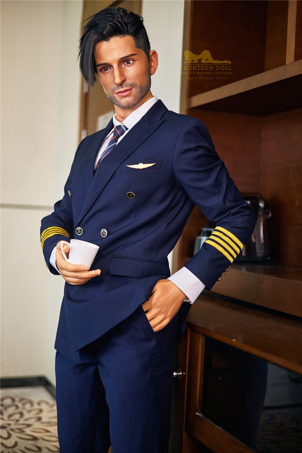 Ανδρική σεξουαλική κούκλα George (Irontech Doll Σιλικόνη 176cm M3) EXPRESS