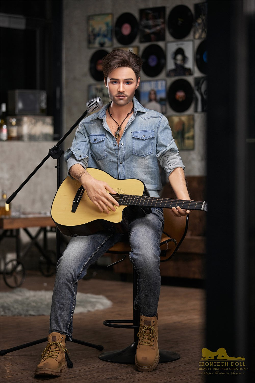 Steve Male Sex Doll (Irontech Doll 170cm M4 σιλικόνη)