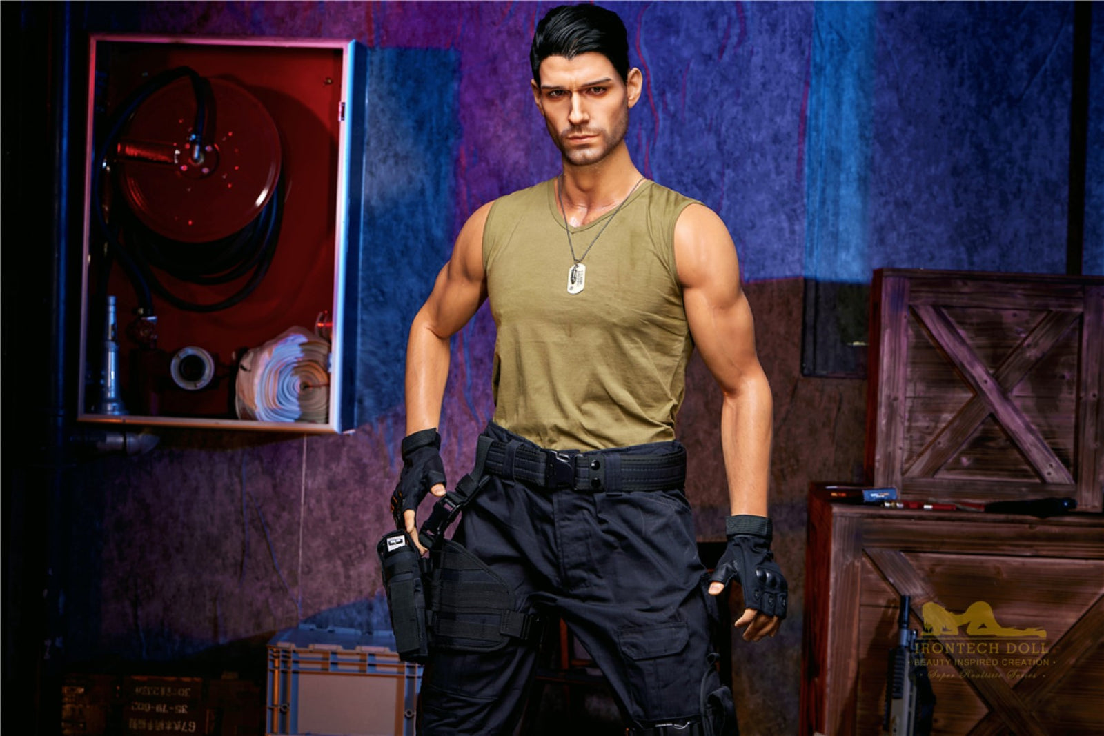 Η αρσενική σεξουαλική κούκλα του Thomas (Irontech Doll 176cm M5 σιλικόνη)