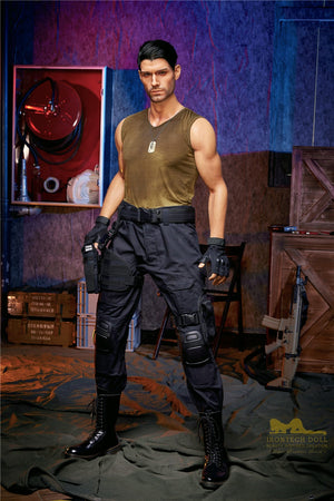 Η αρσενική σεξουαλική κούκλα του Thomas (Irontech Doll 176cm M5 σιλικόνη)