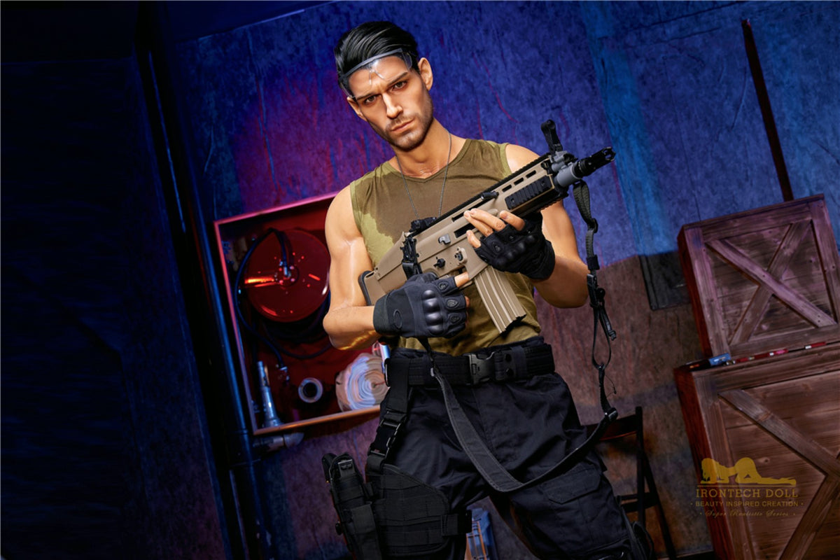 Η αρσενική σεξουαλική κούκλα του Thomas (Irontech Doll 176cm M5 σιλικόνη)