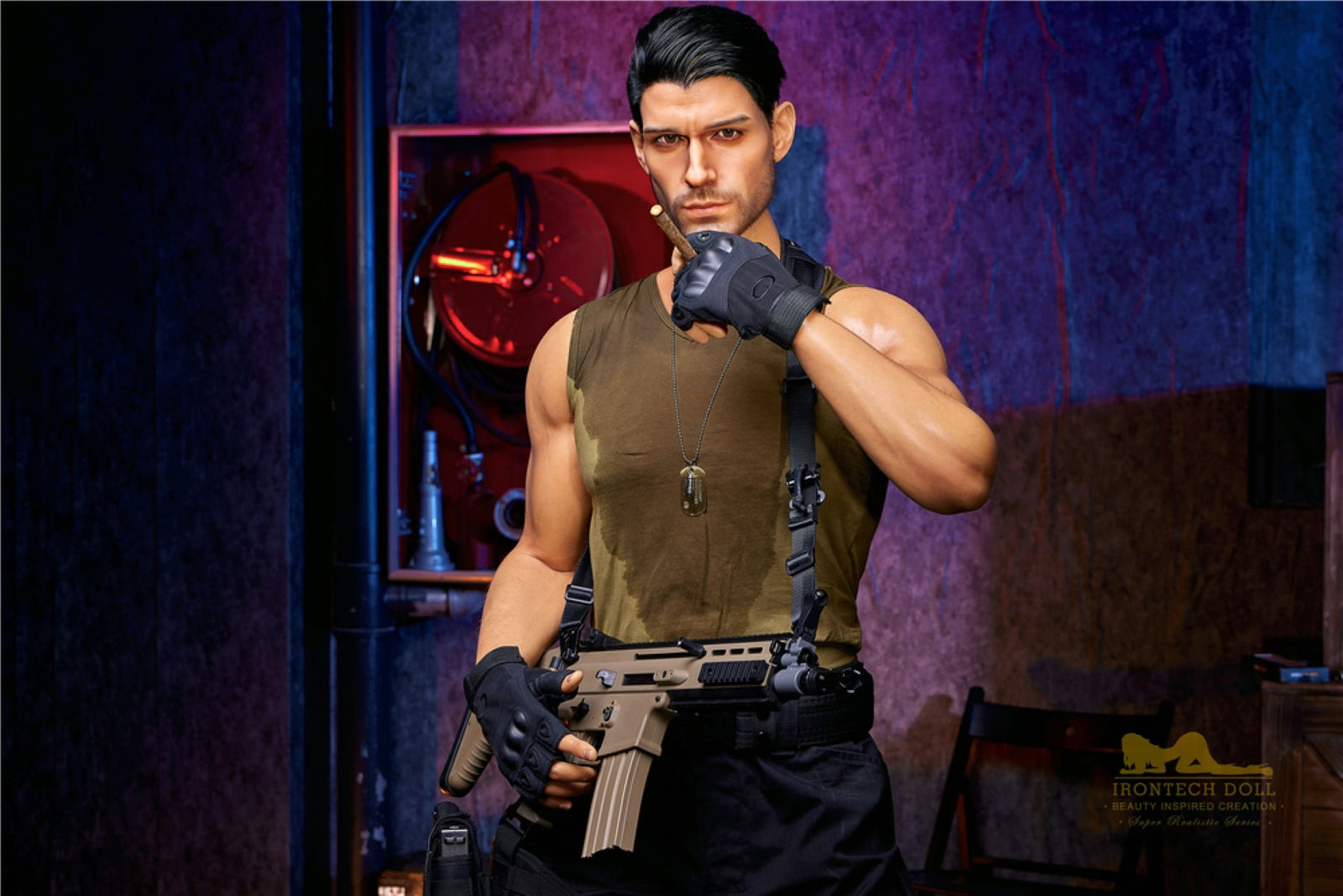 Η αρσενική σεξουαλική κούκλα του Thomas (Irontech Doll 176cm M5 σιλικόνη)