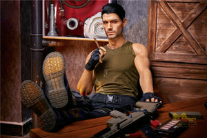 Η αρσενική σεξουαλική κούκλα του Thomas (Irontech Doll 176cm M5 σιλικόνη)