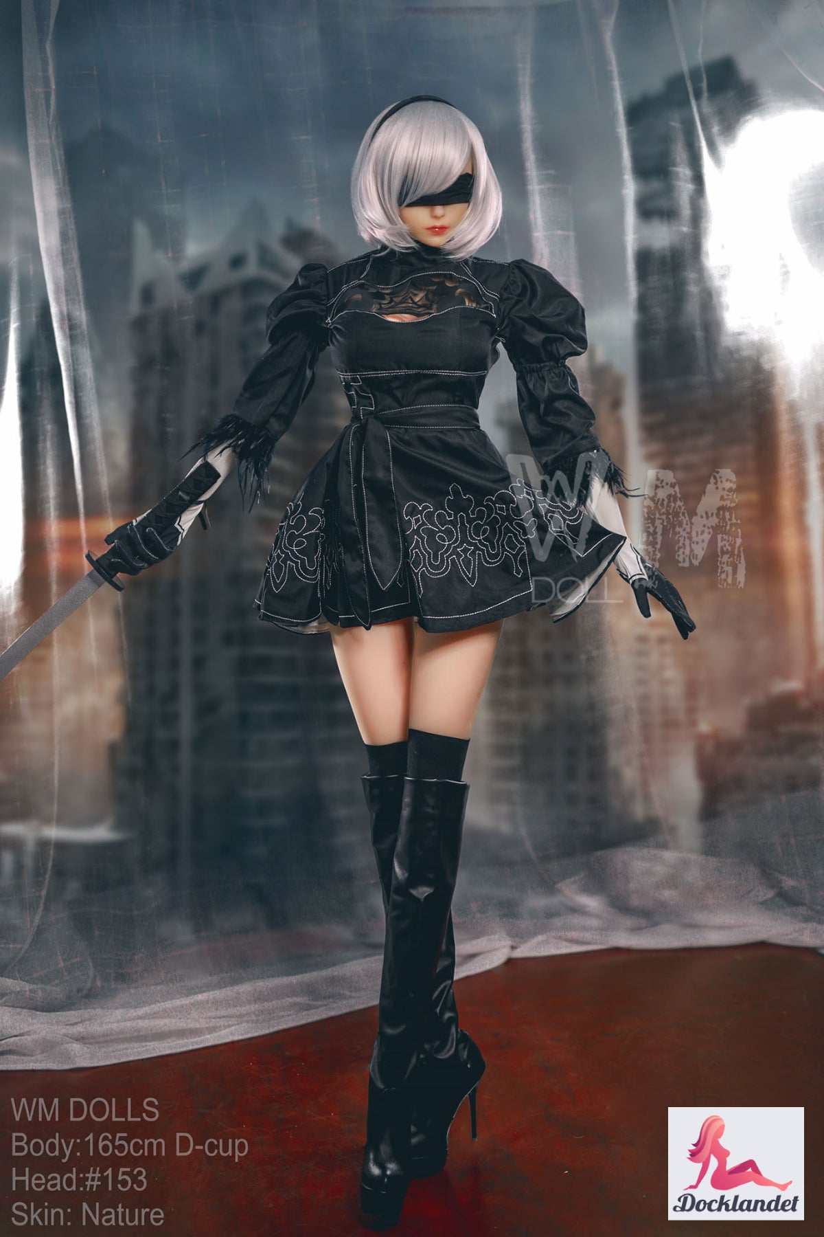 Yorha 2B Sex Doll (WM-Doll 165cm D-Kupa #153 TPE)