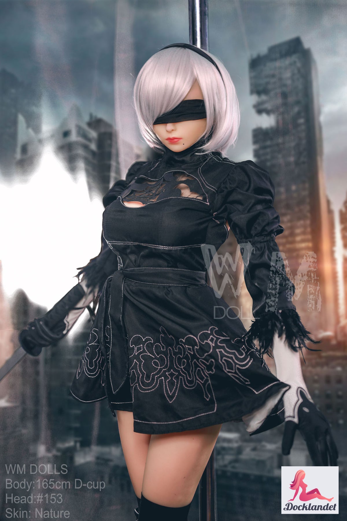 Yorha 2B Sex Doll (WM-Doll 165cm D-Kupa #153 TPE)