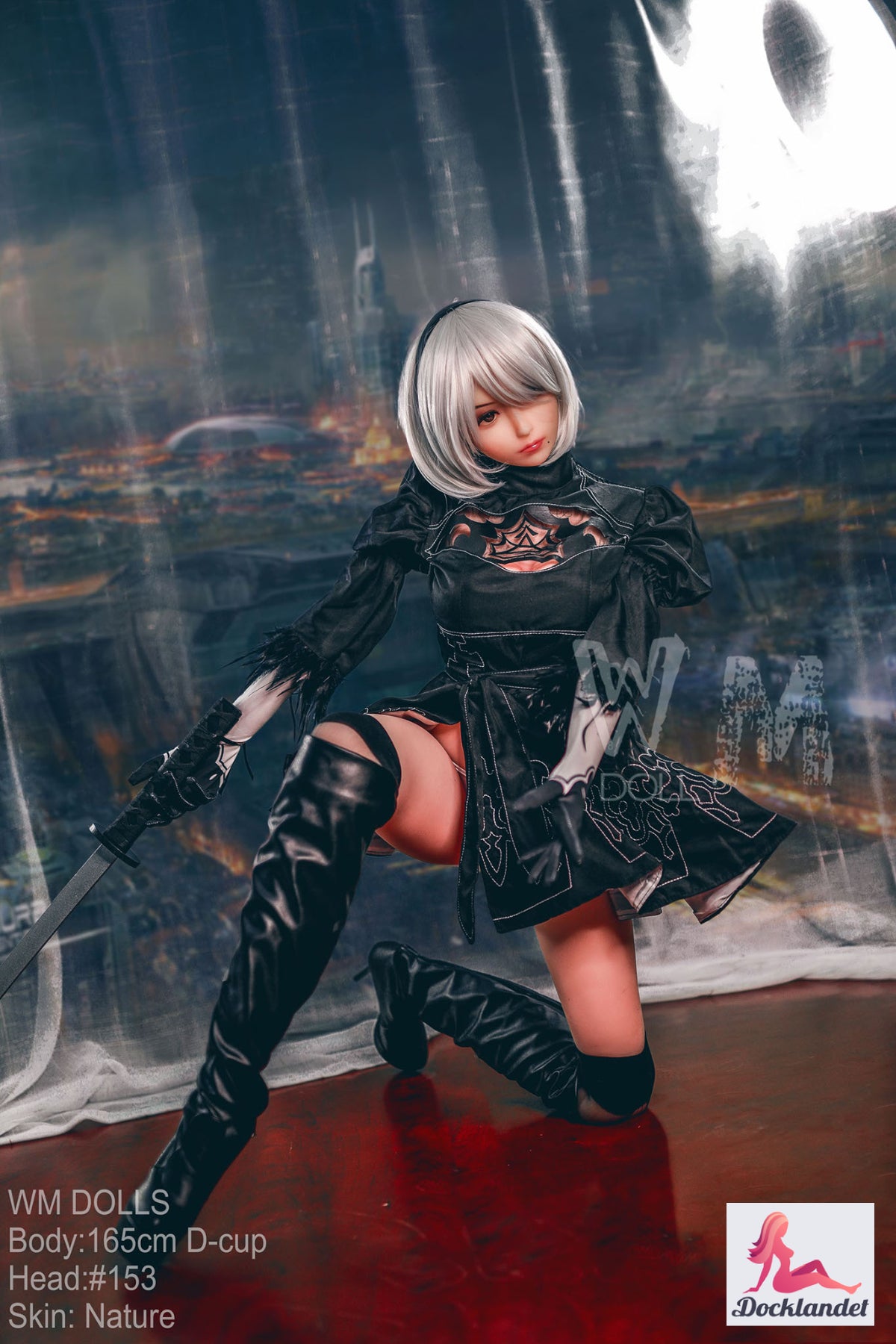 Yorha 2B Sex Doll (WM-Doll 165cm D-Kupa #153 TPE)