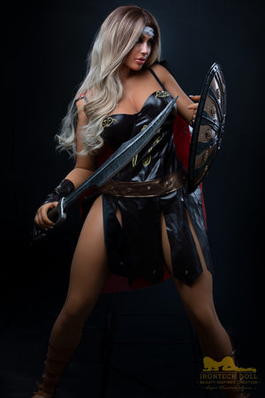 Hedy Warrior Sex Doll (Irontech Doll 164cm E-Cup S26 σιλικόνη)