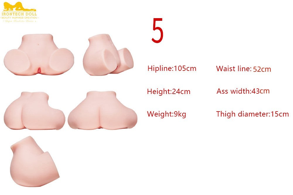 Butt Big Curvy Sex Doll (Irontech Doll Ισχίο 110cm TPE)