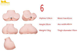 Butt extra large curvy Sex doll (Irontech Doll Hip 125cm TPE)