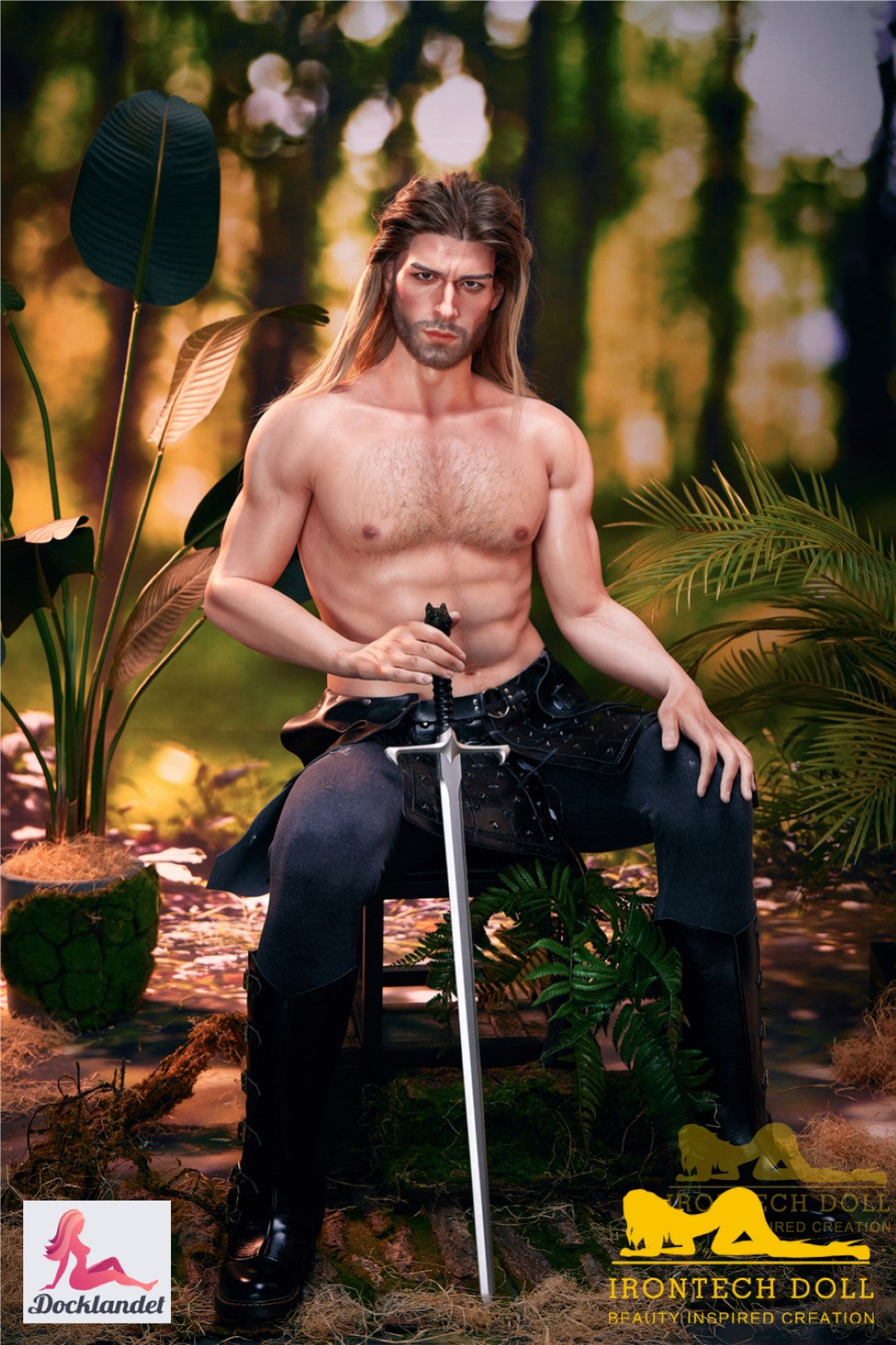 Ragnar αρσενική κούκλα σεξ (Irontech Doll 176cm M5 σιλικόνη)