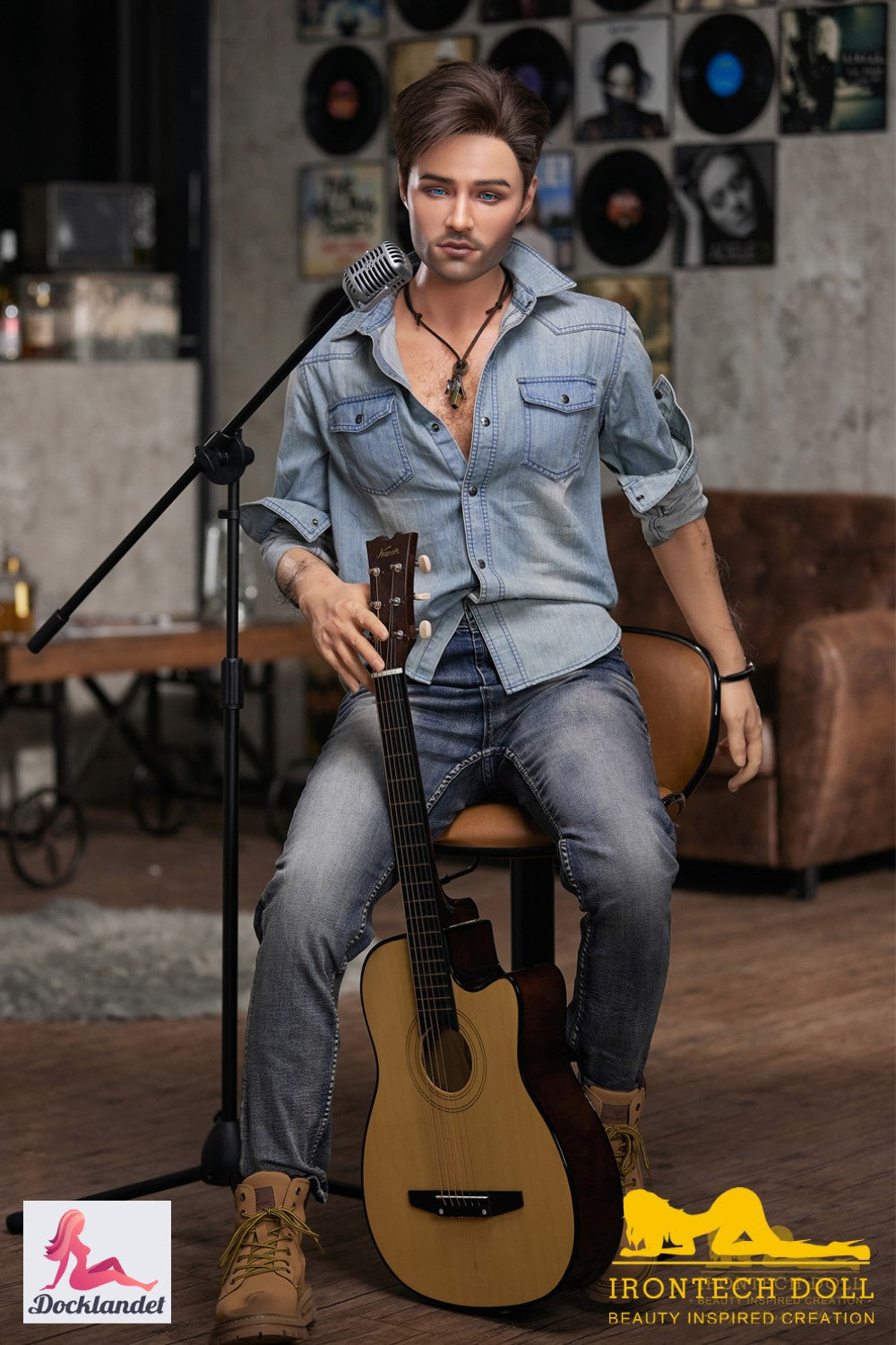 Steve Male Sex Doll (Irontech Doll 170cm M4 σιλικόνη)
